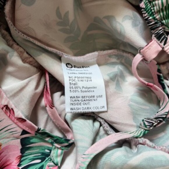 🧡3/15 PatPat Floral Romper Adjustable Straps Two Pockets Girls 5-6 - Picture 8 of 8